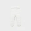 Gestreifte Baumwoll-Leggings