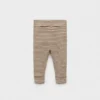 Gestreifte Baumwoll-Leggings