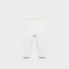 Gestreifte Baumwoll-Leggings