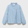 Gestreifte Baumwollbluse Gestreifte Baumwollbluse