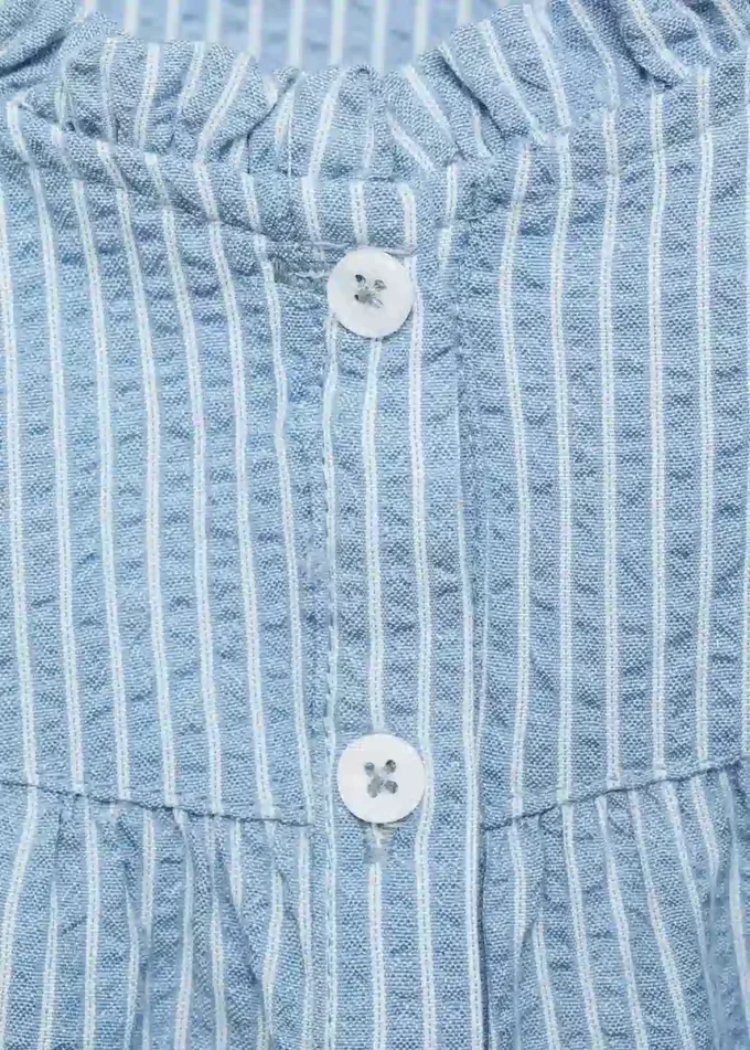 Gestreifte Baumwollbluse Gestreifte Baumwollbluse