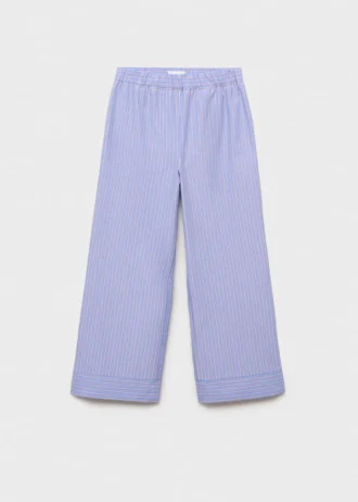 Gestreifte Baumwollhose
