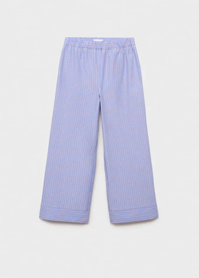 Gestreifte Baumwollhose Gestreifte Baumwollhose