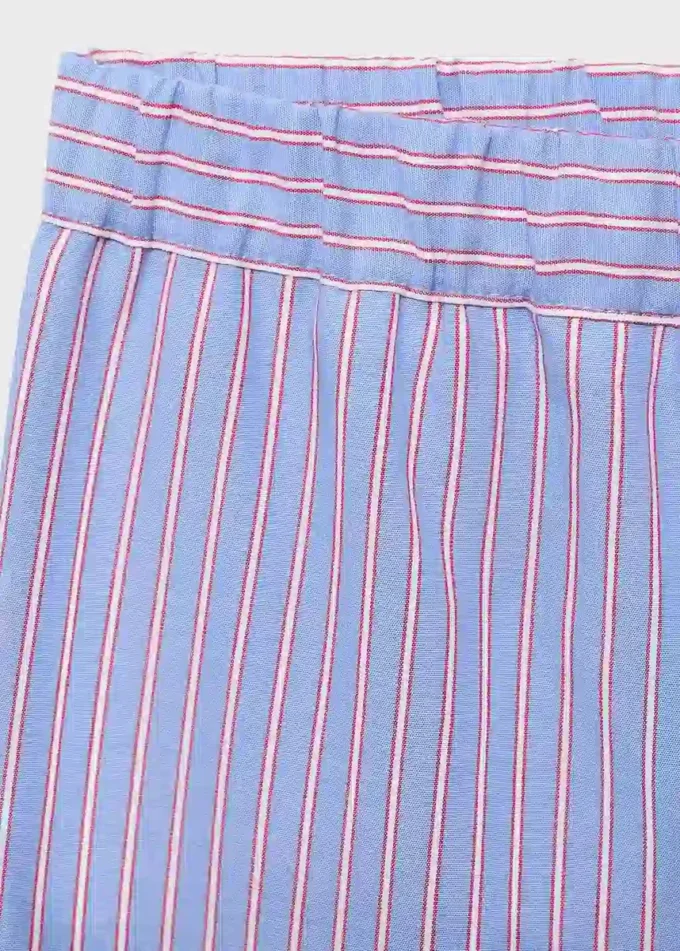 Gestreifte Baumwollhose Gestreifte Baumwollhose