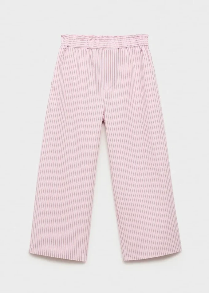 Gestreifte Baumwollhose Gestreifte Baumwollhose