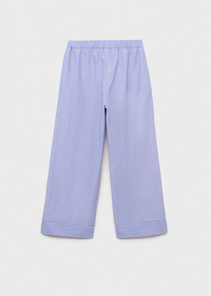 Gestreifte Baumwollhose Gestreifte Baumwollhose