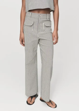 Gestreifte Hose mit Taschen Gestreifte Hose mit Taschen