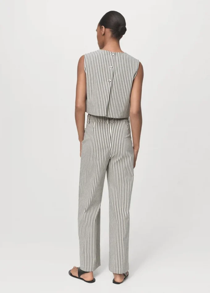Gestreifte Hose mit Taschen Gestreifte Hose mit Taschen