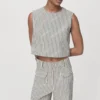 Gestreifte Hose mit Taschen Gestreifte Hose mit Taschen