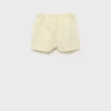 Gestreifte Shorts mit Struktur