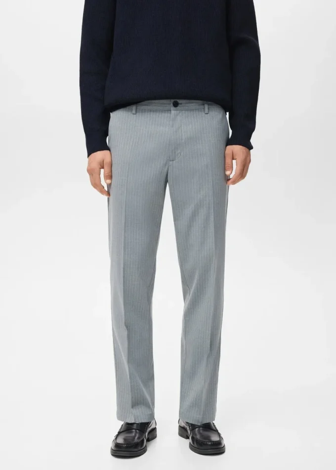 Gestreifte Slim-Fit-Hose Gestreifte Slim-Fit-Hose