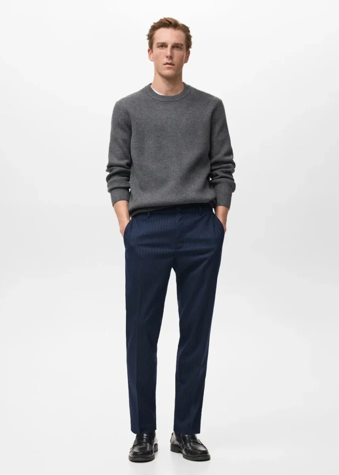 Gestreifte Slim-Fit-Hose Gestreifte Slim-Fit-Hose