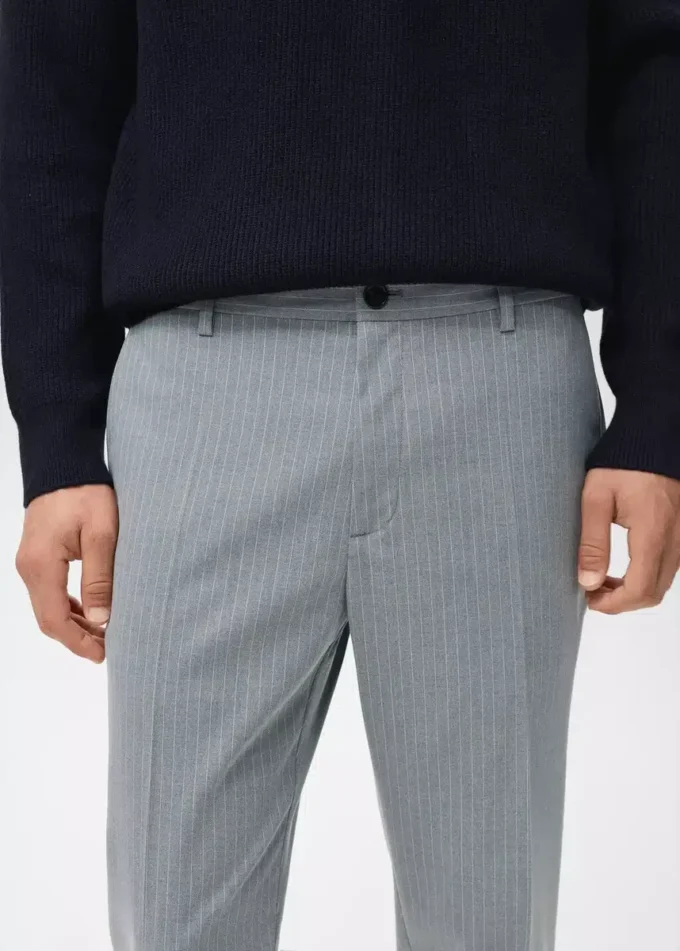 Gestreifte Slim-Fit-Hose Gestreifte Slim-Fit-Hose