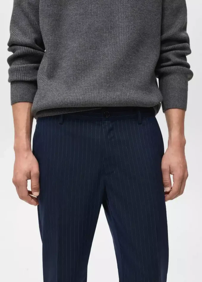 Gestreifte Slim-Fit-Hose Gestreifte Slim-Fit-Hose