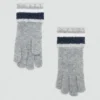 Gestreifte Strickhandschuhe Gestreifte Strickhandschuhe