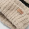 Gestreifte Strickmütze