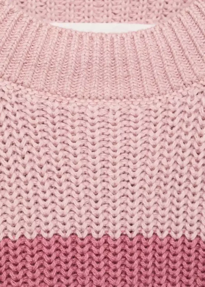 Gestreifte Strickweste Gestreifte Strickweste