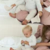 Gestreifter Baby-Body aus Baumwolle