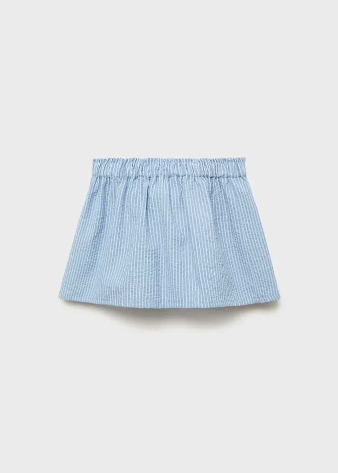 Gestreifter Baumwollrock Gestreifter Baumwollrock