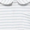 Gestreifter Body-Pyjama
