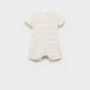 Gestreifter Body-Pyjama