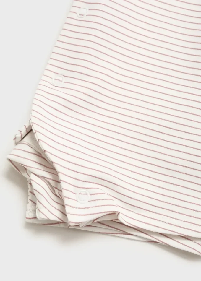 Gestreifter Body-Pyjama