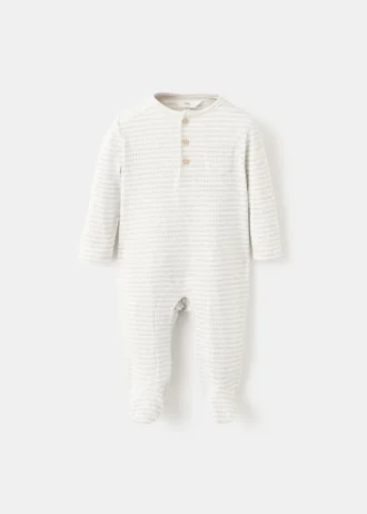 Gestreifter Einteiler-Pyjama