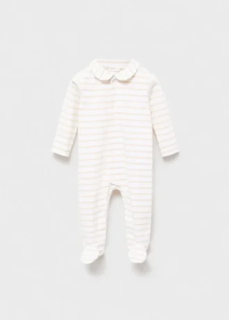 Gestreifter Einteiler-Pyjama