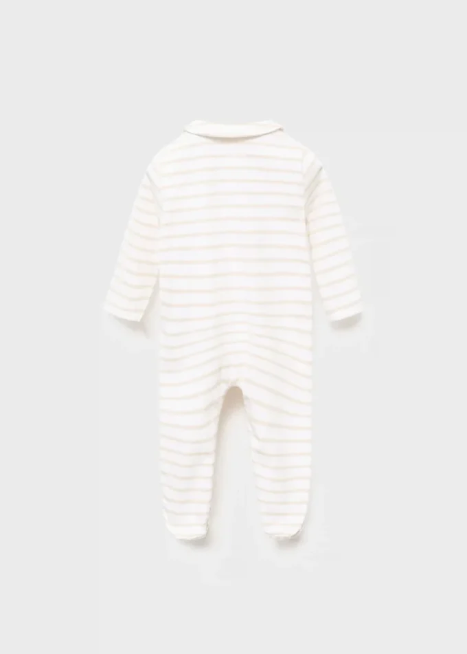 Gestreifter Einteiler-Pyjama