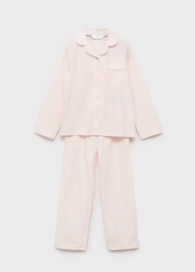 Gestreifter langer Pyjama Gestreifter langer Pyjama