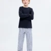 Gestreifter langer Pyjama Gestreifter langer Pyjama