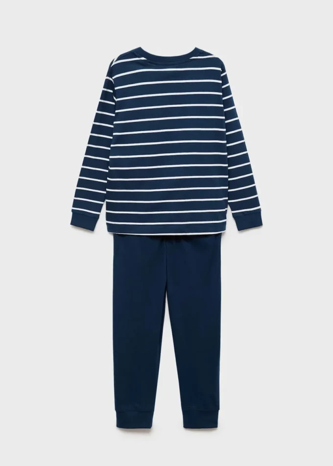 Gestreifter langer Pyjama Gestreifter langer Pyjama