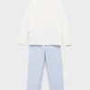 Gestreifter langer Pyjama Gestreifter langer Pyjama