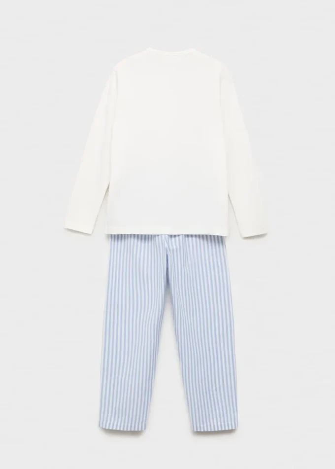 Gestreifter langer Pyjama Gestreifter langer Pyjama