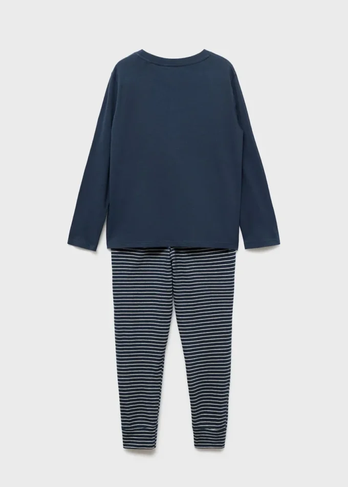Gestreifter langer Pyjama Gestreifter langer Pyjama