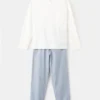 Gestreifter langer Pyjama Gestreifter langer Pyjama