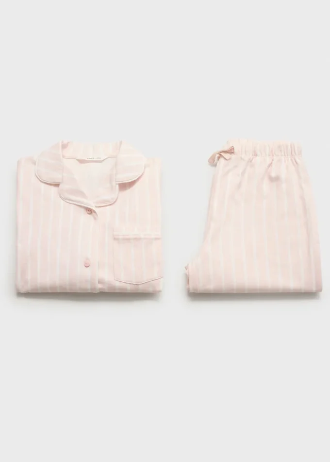Gestreifter langer Pyjama Gestreifter langer Pyjama
