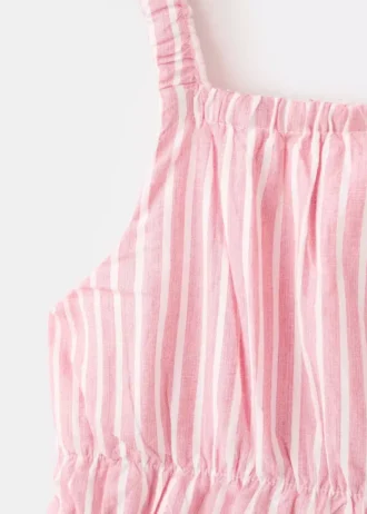 Gestreifter Overall mit Öffnung Gestreifter Overall mit Öffnung