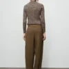 Gestreifter Pullover mit Rundhalsausschnitt