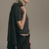 Gestreifter Pullover mit Rundhalsausschnitt