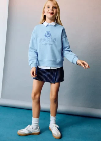 Gestreifter Skort
