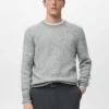 Gestreifter Strickpullover
