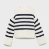 Gestreifter Strickpullover Gestreifter Strickpullover