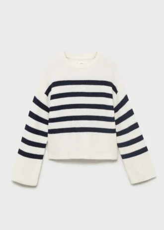 Gestreifter Strickpullover