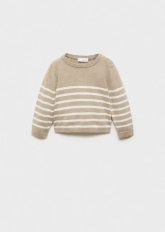 Gestreifter Strickpullover