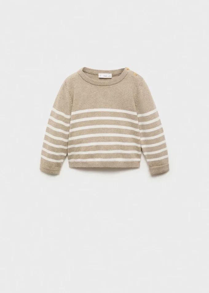 Gestreifter Strickpullover Gestreifter Strickpullover