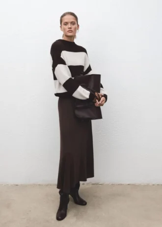 Gestreifter Strickpullover Gestreifter Strickpullover