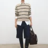 Gestreifter Strickpullover