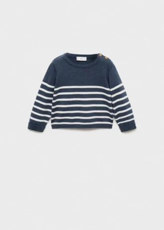 Gestreifter Strickpullover