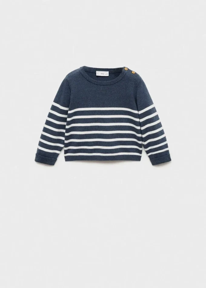 Gestreifter Strickpullover Gestreifter Strickpullover
